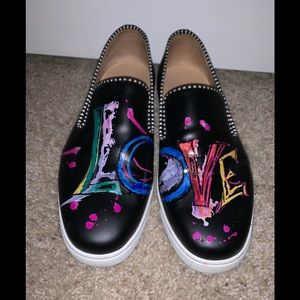 🌈Christian Louboutin Loubi Love Graffiti 39 1/2🌈